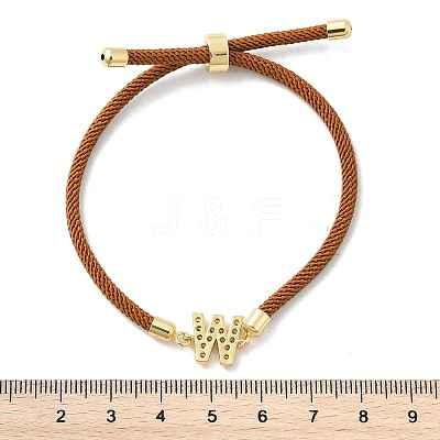 Adjustable Nylon Cord Bracelets X-BJEW-C096-01G-23-1