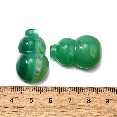 Natural Green Onyx Agate Cabochons G-Q018-01A-1