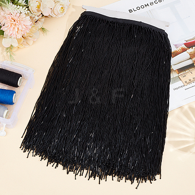 1 Yard Plastic Bugle Bead Tassel Trimming OCOR-BC0006-60B-1