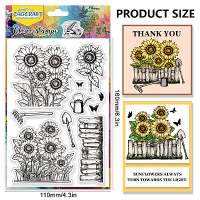PVC Plastic Clear Stamps DIY-WH0631-0714-1