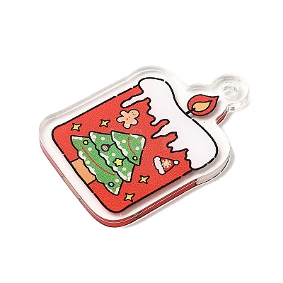 Printed Acrylic Pendants FIND-I057-04-1