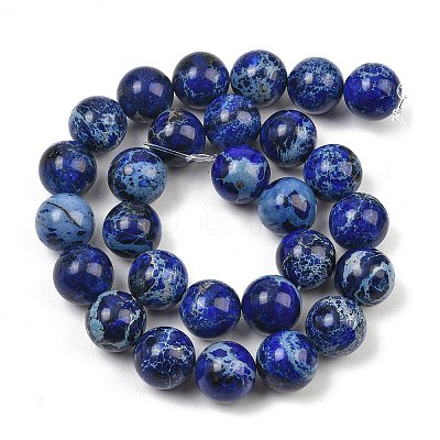 Dyed Natura Imperial Jasper Beads Strands GG-CBAF9E5-A01-14mm-B-1
