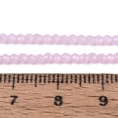 Imitation Jade Glass Beads Strands GLAA-T028-2mm-11E-1
