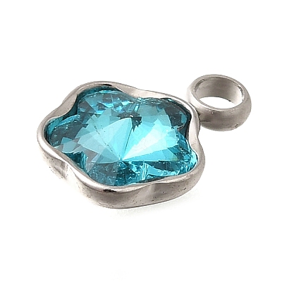 304 Stainless Steel Pendants STAS-Q346-02P-03-1