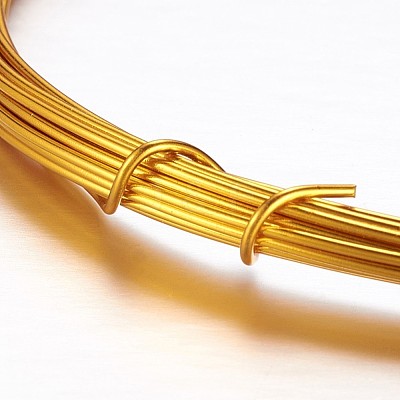 Round Aluminum Craft Wire AW-D009-0.8mm-10m-17-1