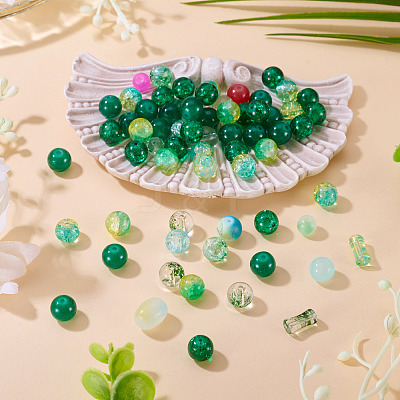 80G Transparent Glass Beads DGLA-TA0001-47B-1