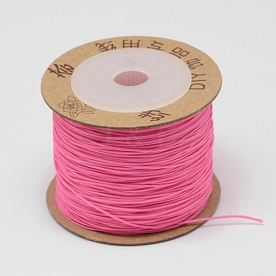 Nylon Braided Cord for Jewelry Making Macrame Craft NWIR-N003-0.6mm-05K-1