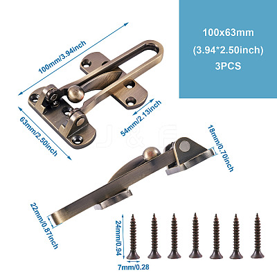 Zinc Alloy Swing Bar Door Lock SW-TAC0002-01B-1