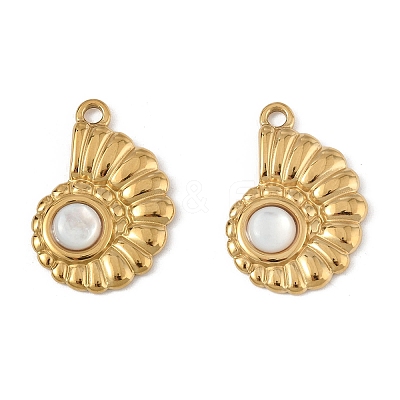 304 Stainless Steel Pendants STAS-P396-02G-02-1