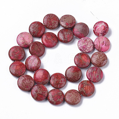 Natural Imperial Jasper Beads Strands G-S355-87D-05-1