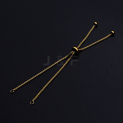 Adjustable 201 Stainless Steel Slider Bracelets Making LS-STAS-S105-JN646-2-1