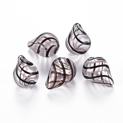 Transparent Handmade Blown Glass Globe Beads GLAA-T012-04-1