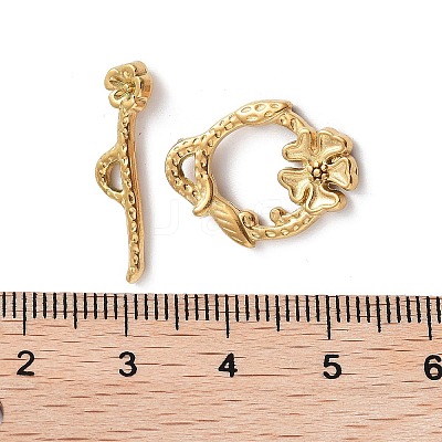 Ion Plating(IP) 304 Stainless Steel Toggle Clasps STAS-A092-02G-1
