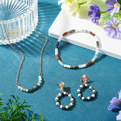 50Pcs Natural Quartz Crystal Beads G-TAD0001-10-1