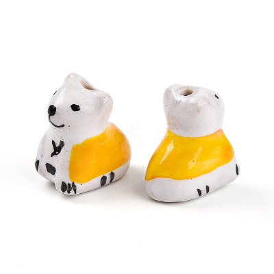 Handmade Porcelain Beads PORC-N009-09C-1