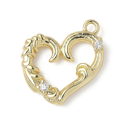 Brass Pendants KK-Q091-01G-1