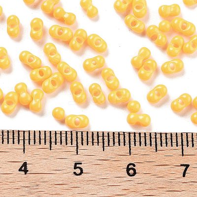 Baking Paint Glass Seed Beads SEED-A033-04K-1