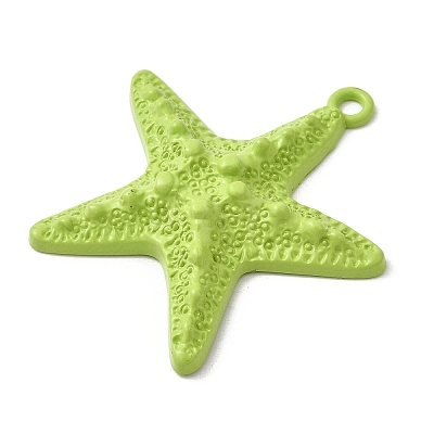 Spray Paint Alloy Big Pendants X-FIND-H055-14-1