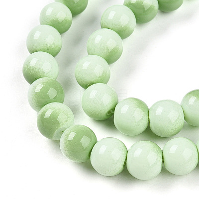 Baking Paint Glass Beads X1-DGLA-N012-10mm-04-1