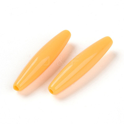Opaque Acrylic Beads OACR-M015-14F-1