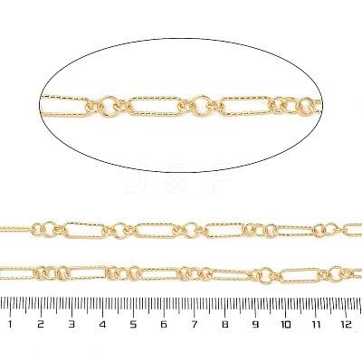 Alloy Oval Link Chains LCHA-L002-06G-1