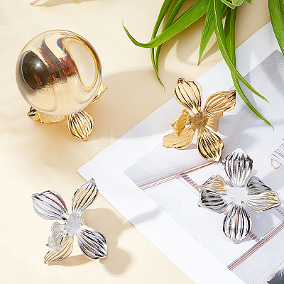 4Pcs 2 Colors Alloy Display Holder ODIS-GA0001-27-1
