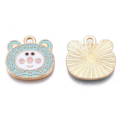 Alloy Enamel Pendants ENAM-N054-74A-1