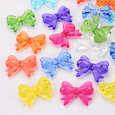 Transparent Acrylic Beads X-TACR-S154-56B-1