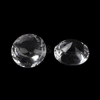 Transparent Glass Rhinestone Cabochons RGLA-B003-10A-10-1