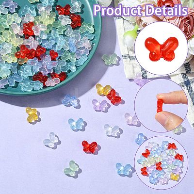 200Pcs Transparent Acrylic Beads OACR-CJ0002-07-1