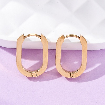 304 Stainless Steel Huggie Hoop Earrings STAS-H156-11A-G-1