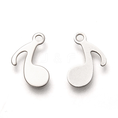Non-Tarnish 201 Stainless Steel Charms STAS-C017-09P-1