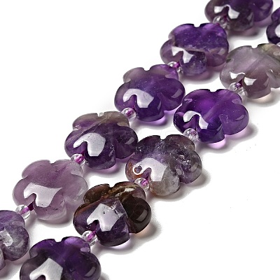 Natural Amethyst Beads Strands G-D475-02K-1