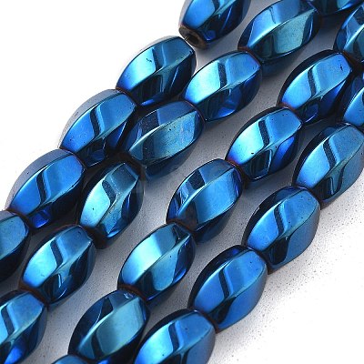 Electroplated Synthetic Non-magnetic Hematite Beads Strands G-P545-G02-02E-1
