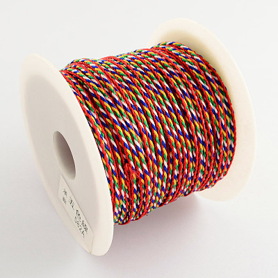 Braided Nylon Cord for Chinese Knot Making NWIR-S004-10-1