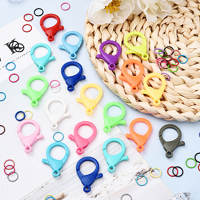 Acrylic Lobster Claw Clasps DIY-YW0011-21A-1