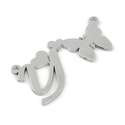 Non-Tarnish 304 Stainless Steel Pendants STAS-L279-002P-Y-1