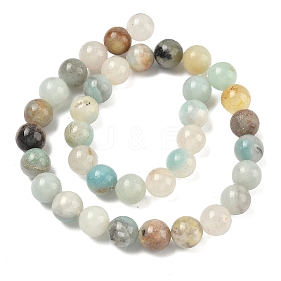 Natural Flower Amazonite Beads Strands G-F415-10mm-1