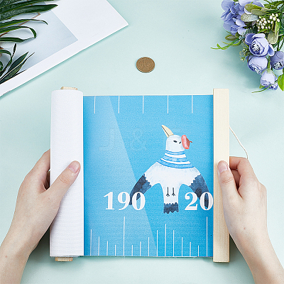 Ocean Theme Removable Height Chart for Kids AJEW-WH0165-69A-1