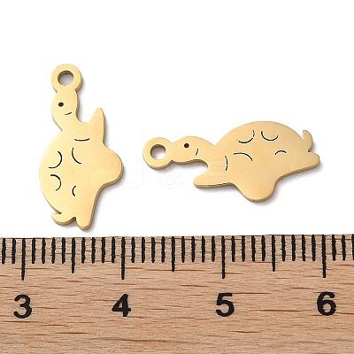 Ion Plating(IP) 304 Stainless Steel Pendants STAS-Q303-22G-1