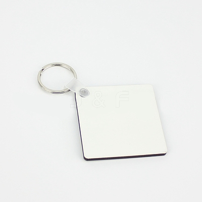 Sublimation Double-Sided Blank MDF Keychains LS-ZXFQ-PW0001-045-1