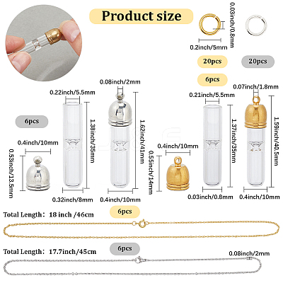 DIY Necklace Making Kits DIY-SC0030-95B-1