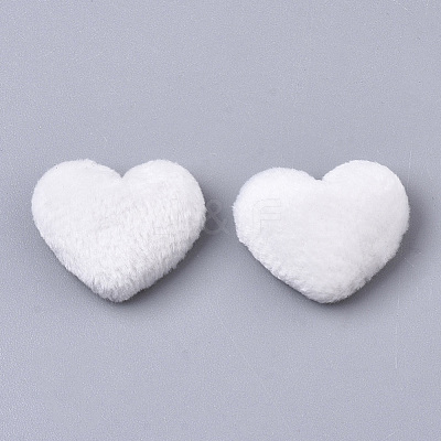 Velvet Cloth Fabric Covered Cabochons WOVE-S084-14L-1
