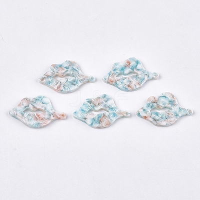 Cellulose Acetate(Resin) Pendants LS-X-KY-T008-22A-1