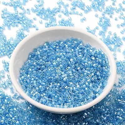 Transparent Colours Luster Glass Seed Beads SEED-S042-20B-05-1