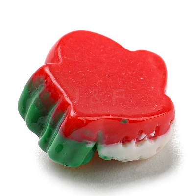 Christmas Opaque Resin Cabochons RESI-K027-21A-1