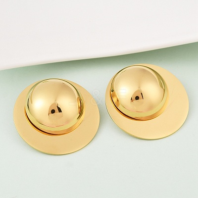 304 Stainless Steel Stud Earrings EJEW-S265-05G-1