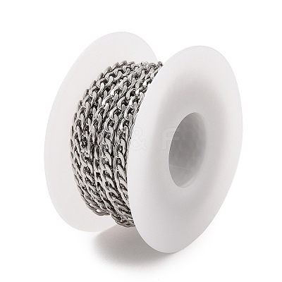 304 Stainless Steel Curb Chains CHS-TAC0001-03P-1