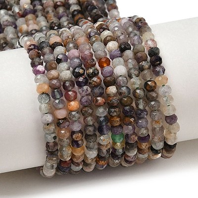 Natural Fluorite Beads Strands G-D347-B07-1