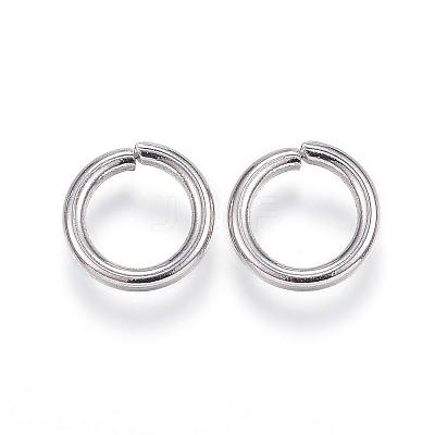 Tarnish Resistant 304 Stainless Steel Open Jump Rings STAS-E113-11P-1